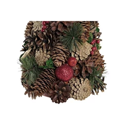 Dekoráció tobozból 21x21x45 cm