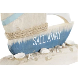 Dekoráció vitorlás 15x4,5x23,5 cm 2 féle