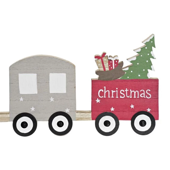 Dekoráció vonat 40x2x16 cm