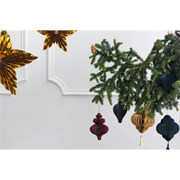 Dekorációs csillag rozetta arany S/3