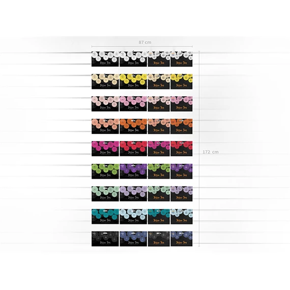 Dekorációs rozetták levendula 20-30 cm S/3