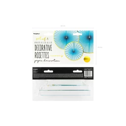 Dekorációs rozetták yummy világoskék S/3