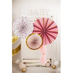 Dekorációs rozettavirágok mix 26-43 cm S/3