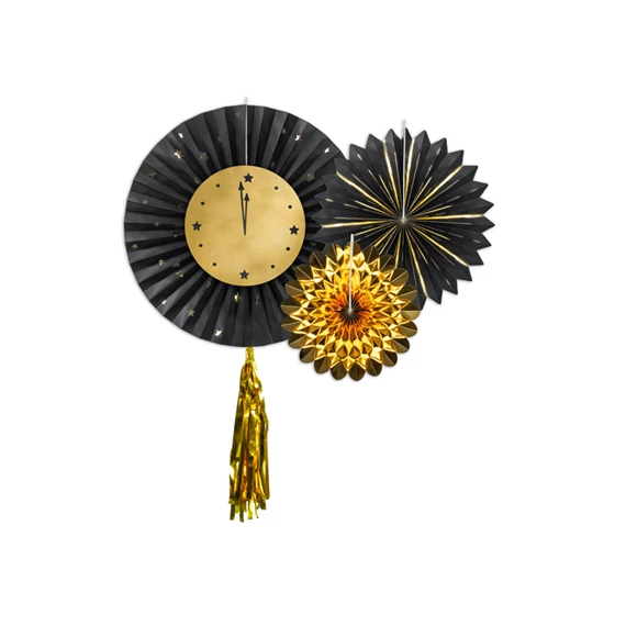 Dekoratív rozetták óra, mix, 26-43 cm S/3