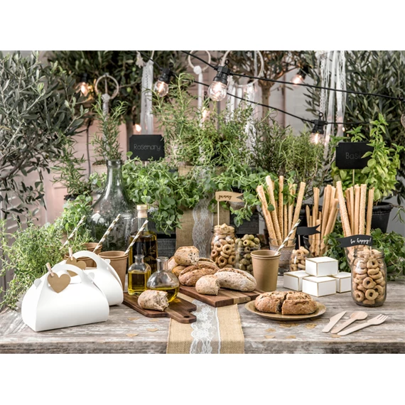 Dekoratív tortadobozok fehér 16x8,5x9,5 cm S/10