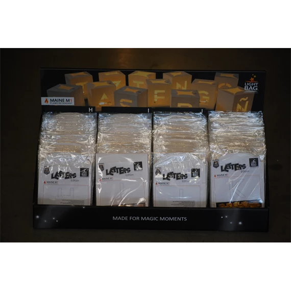 Display A-Z mécsestartóhoz 53x24x30 cm