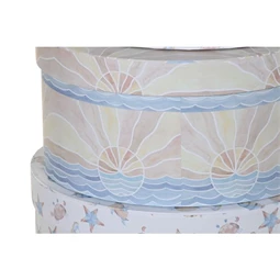 Doboz szett kerek 37,5x37,5x18 cm S/10