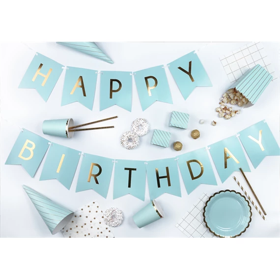 Dobozok popcornhoz csíkos világoskék 7x7x12,5 cm S/6