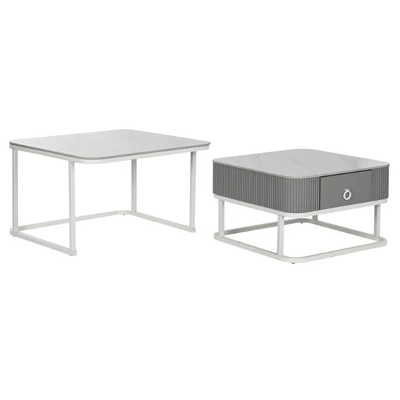 Dohányzóasztal szett 70x70x45 cm S/2