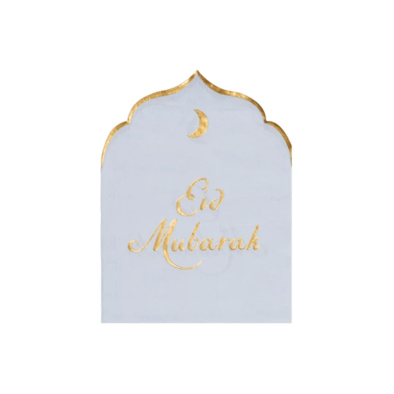 Eid mubarak szalvéták 16x13,5 cm S/12