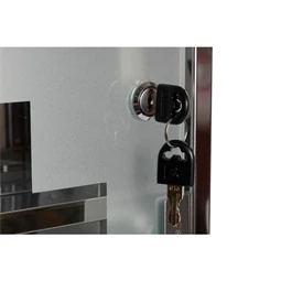 Elsősegély doboz tükörrel 30x12x30 cm