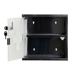 Elsősegély doboz tükörrel 30x12x30 cm