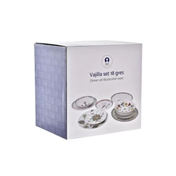 Étkészlet afrika mintás 27x27x2,5 cm S/18