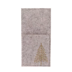 Evőeszköz tartó fenyővel 20x10 cm