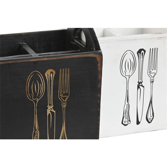 Evőeszköz tartó 15x15x18 cm S/2
