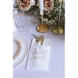 Evőeszköztartó chrzest święty 10x20 cm fehér S/6