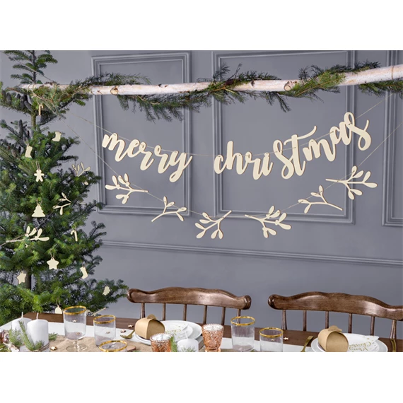 Fa banner Merry Christmas 87x17 cm