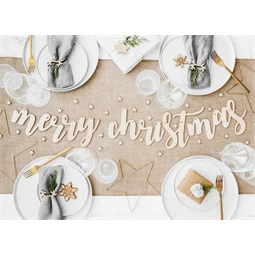 Fa banner Merry Christmas 87x17 cm