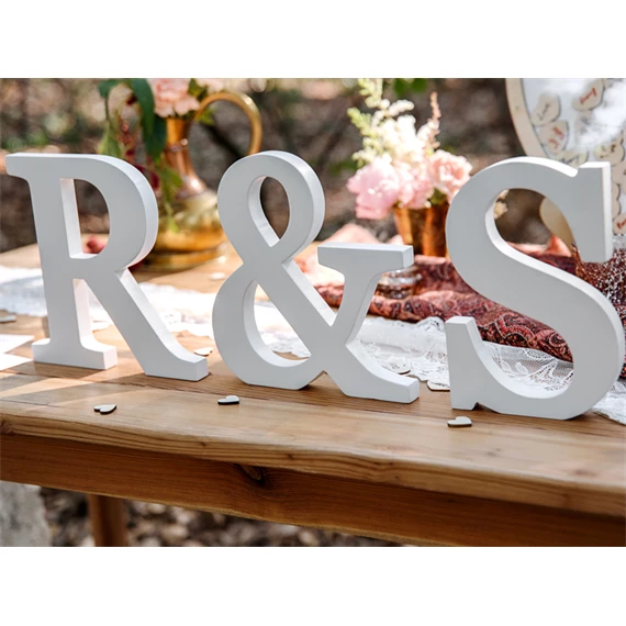 Fa betű r fehér 19,5x20 cm