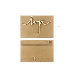 Fa tortadísz love 16 cm