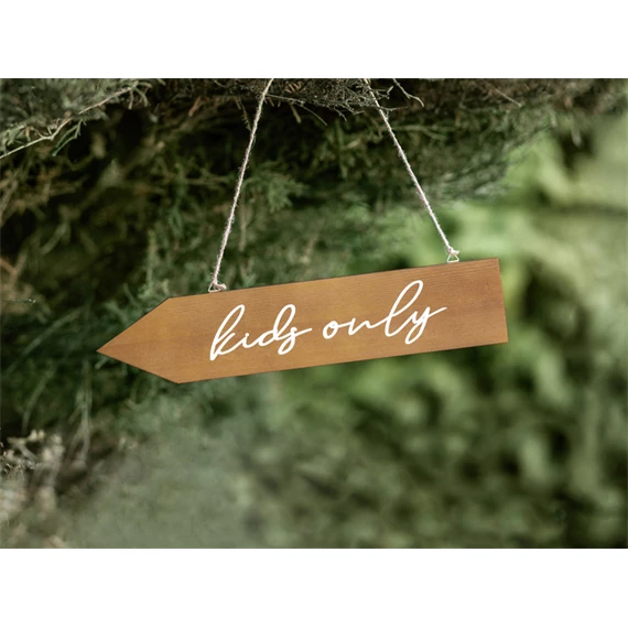 Fa útjelző gyerekeknek 36x7,5 cm