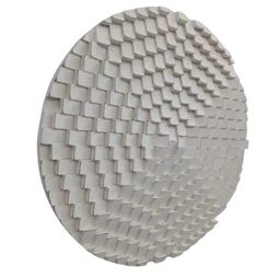 Fali dekoráció, 3D 90x4x90 cm