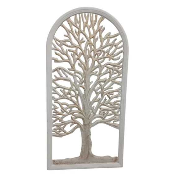 Fali dekoráció, fa 60x2x120 cm