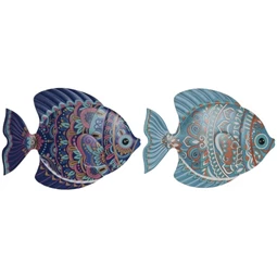 Fali dekoráció hal 46x1,5x34 cm 2 féle