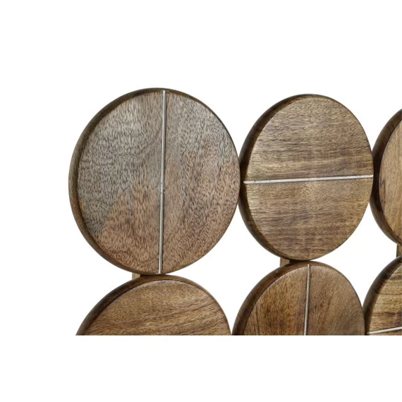 Fali dekoráció körök 45x3x60 cm