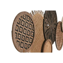 Fali dekoráció körök 100x6,5x49 cm