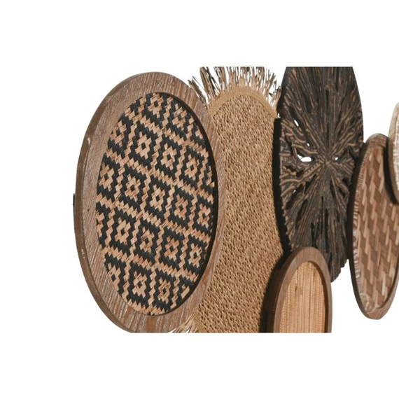 Fali dekoráció körök 100x6,5x49 cm