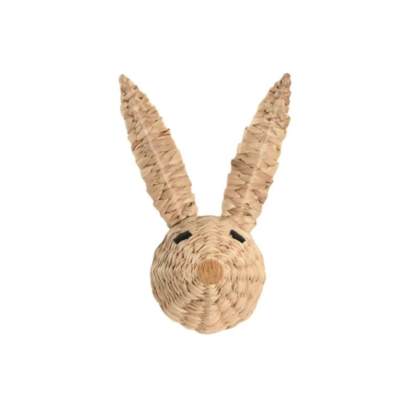 Fali dekoráció, nyúl 17x17x42 cm