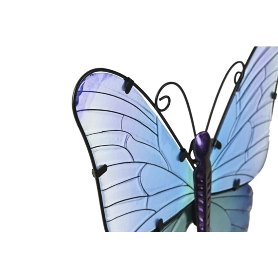 Fali dekoráció pillangó 30x1,5x30 cm 4 féle