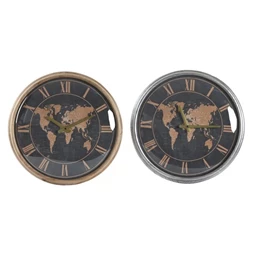 Falióra világtérképpel 46x6,5x46 cm 2 féle