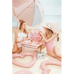 Falra szerelhető kagyló 43x38 cm rózsaszín