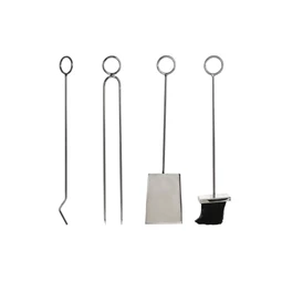 Fatartó szett nikkelezett 6x1x54 cm S/4