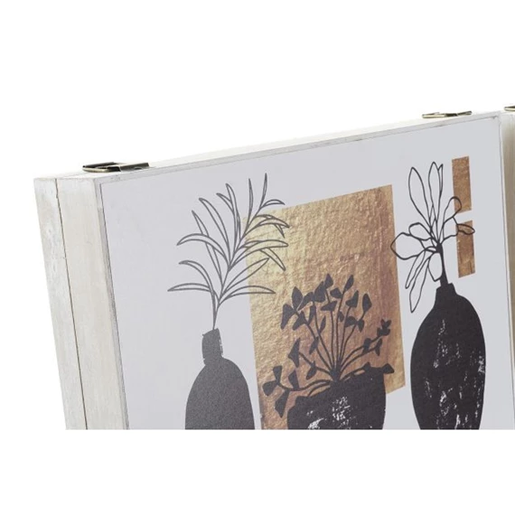 Fedődoboz vázás 46,5x6x31,5 cm 2 féle