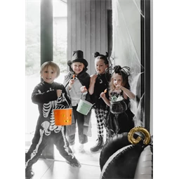 Fejpánt pók 19x32 cm fekete