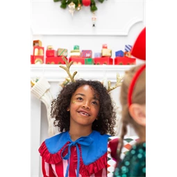 Fejpánt rénszarvas arany 34,5x22 cm