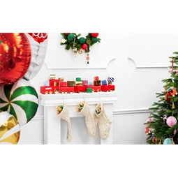 Fém függő dekoráció diótörő, mix, 3x10 cm