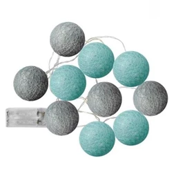 Fényfüzér gömbökkel 6x6x160 cm