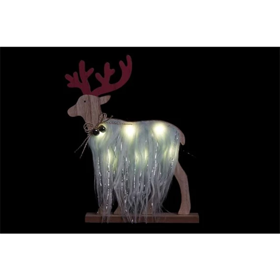 Figura LED-es rénszarvas 23x5x16 cm 4 féle