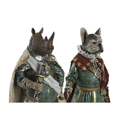 Figura Napóleon kutya és rinocérosz 20x15x42 cm 2 féle