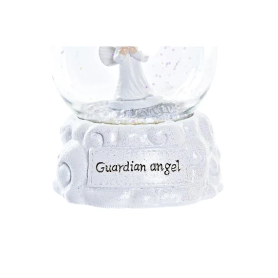 Figura gömb angyallal 6,5x6,5x8,5 cm 2 féle