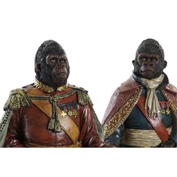Figura gorilla 14x12,5x31,5 cm 2 féle