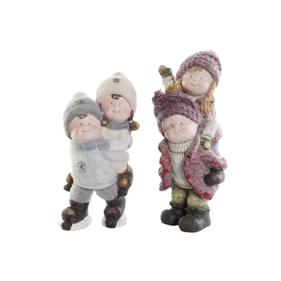 Figura kisfiú, kislány 18,5x22x51 cm 2 féle