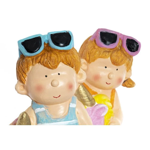 Figura kisfiú, kislány 23x19x40 cm 2 féle