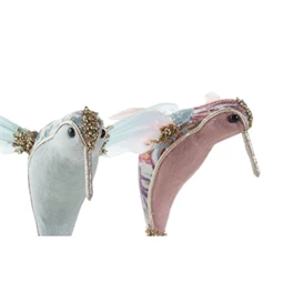 Figura kolibri 19x10x18 cm 2 féle