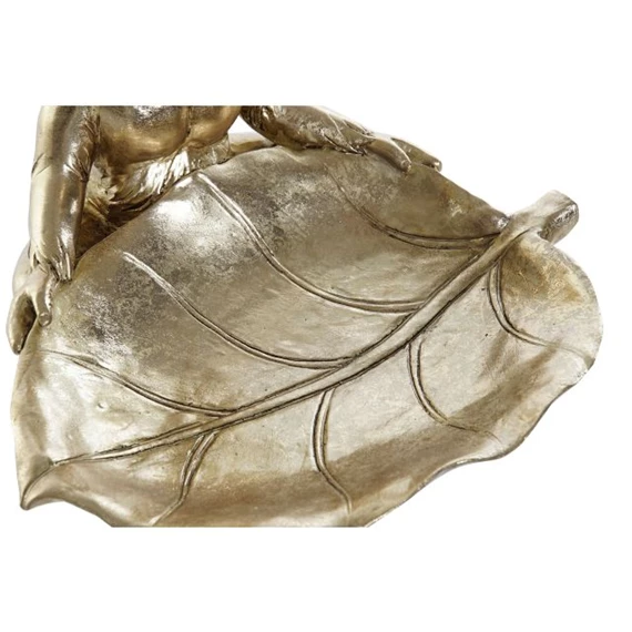 Figura majom levéllel 23x20,4x14,8 cm