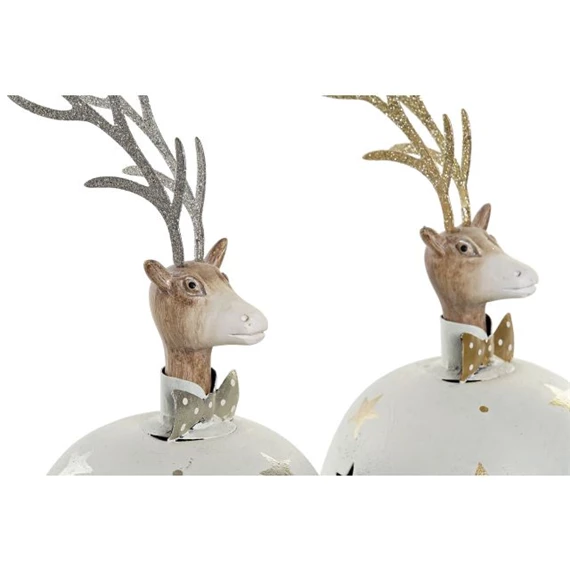Figura rénszarvas 12x12x22 cm 2 féle